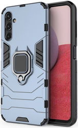 Samsung Galaxy A14 Hoesje Magnetische Kickstand Ring Blauw afbeelding