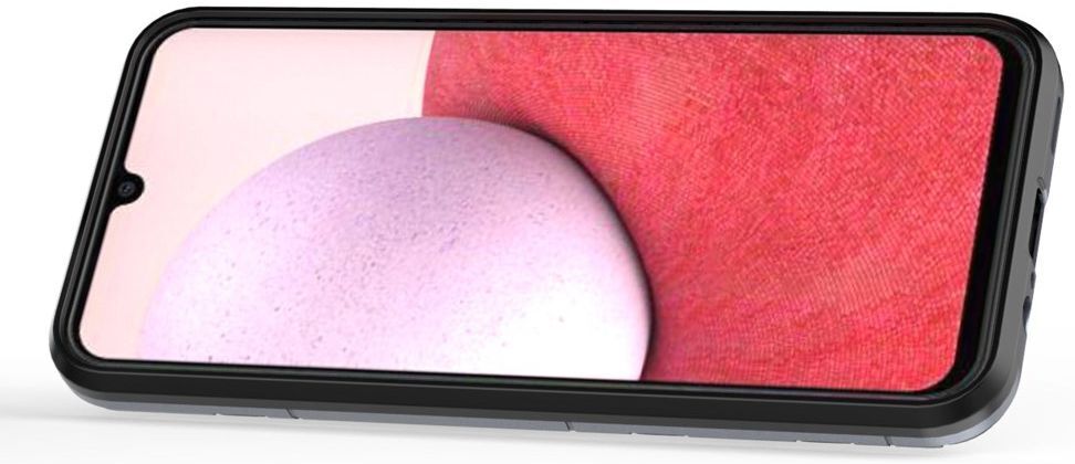 Samsung Galaxy A14 Hoesje Magnetische Kickstand Ring Blauw afbeelding 3