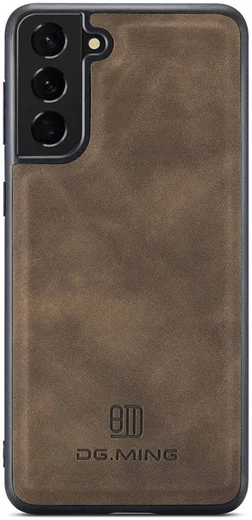 Samsung Galaxy S23 Plus Hoesje met Magnetische Kaarthouder Bruin afbeelding 3