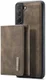 Samsung Galaxy S23 Plus Hoesje met Magnetische Kaarthouder Bruin afbeelding 1