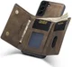 Samsung Galaxy S23 Plus Hoesje met Magnetische Kaarthouder Bruin afbeelding 5