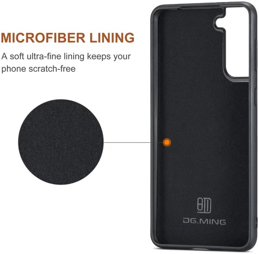 Samsung Galaxy S23 Plus Hoesje met Magnetische Kaarthouder Bruin afbeelding 8