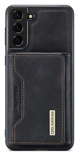 Samsung Galaxy S23 Hoesje met Magnetische Kaarthouder Zwart afbeelding 14