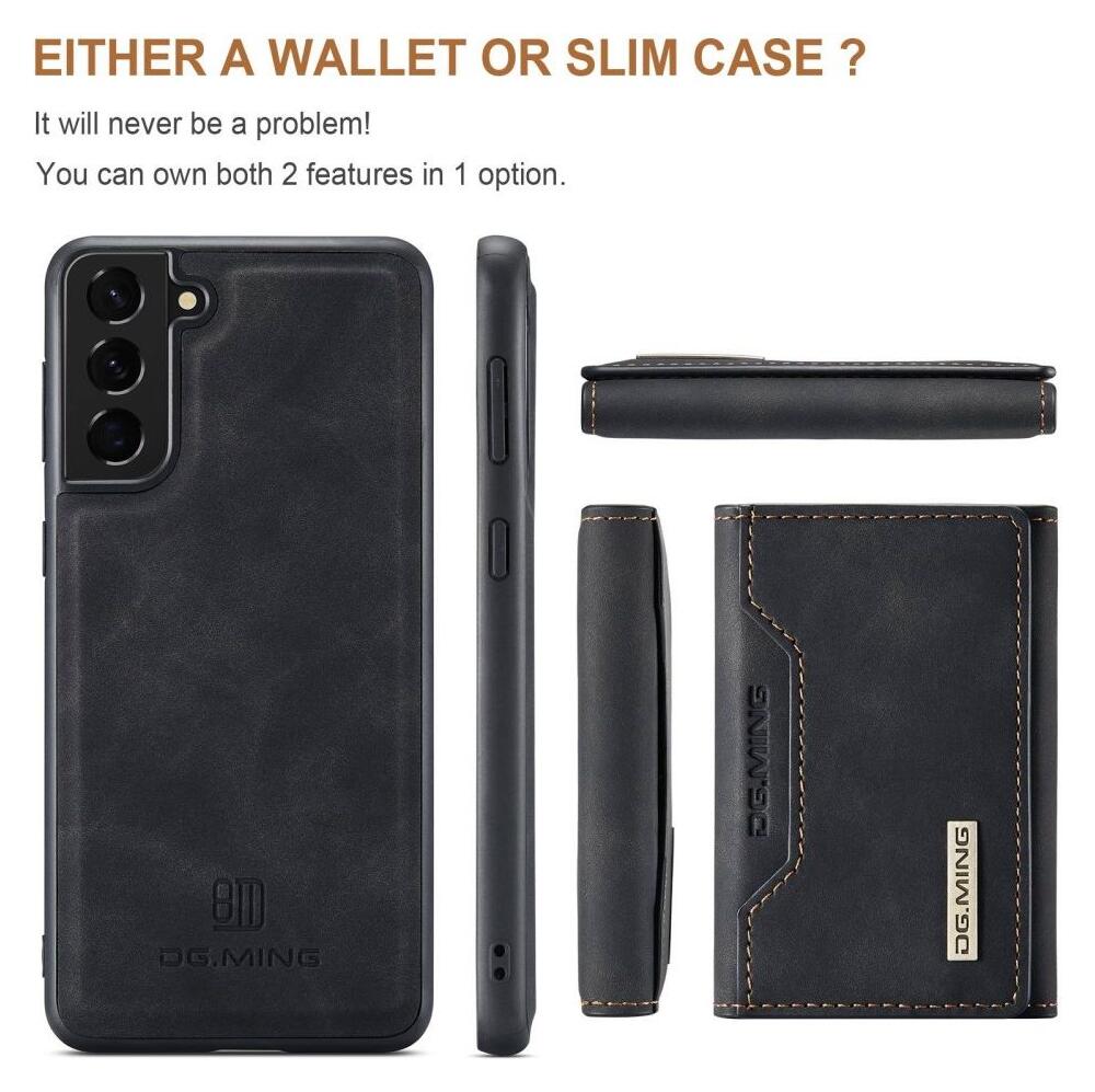 Samsung Galaxy S23 Hoesje met Magnetische Kaarthouder Zwart afbeelding 9