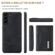 Samsung Galaxy S23 Hoesje met Magnetische Kaarthouder Zwart afbeelding 9