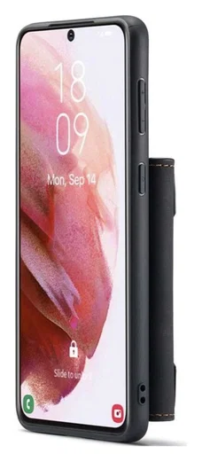 Samsung Galaxy S23 Hoesje met Magnetische Kaarthouder Zwart afbeelding 13