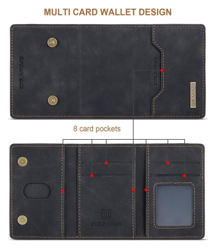 Samsung Galaxy S23 Hoesje met Magnetische Kaarthouder Zwart afbeelding 11