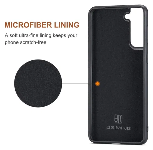 Samsung Galaxy S23 Hoesje met Magnetische Kaarthouder Zwart afbeelding 12