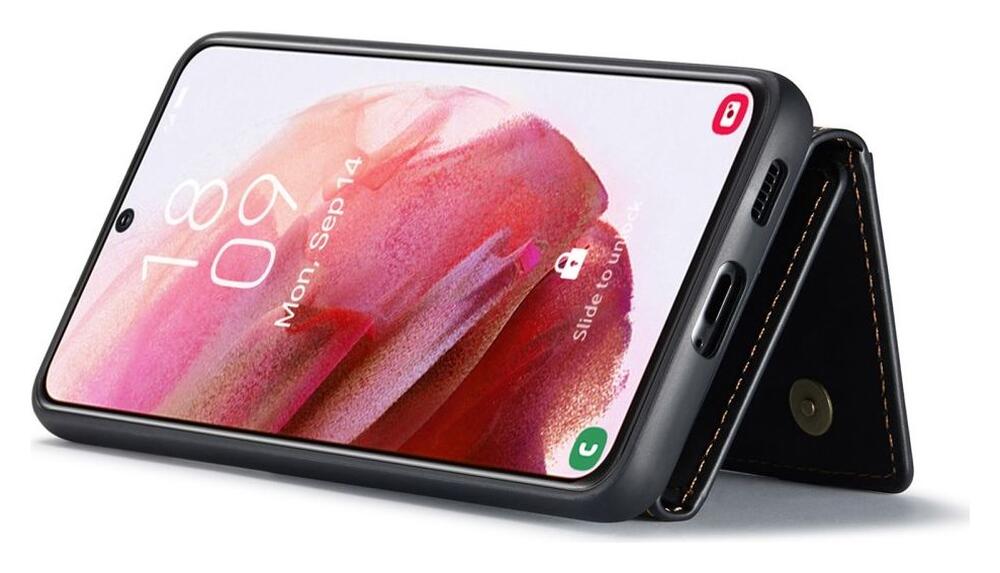 Samsung Galaxy S23 Hoesje met Magnetische Kaarthouder Zwart afbeelding 16