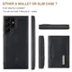 Samsung Galaxy S23 Ultra Hoesje met Magnetische Kaarthouder Zwart afbeelding 11