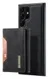 Samsung Galaxy S23 Ultra Hoesje met Magnetische Kaarthouder Zwart afbeelding 1