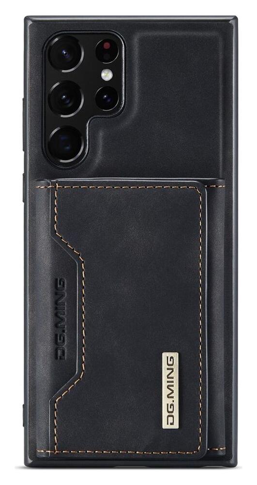 Samsung Galaxy S23 Ultra Hoesje met Magnetische Kaarthouder Zwart afbeelding 3