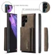 Samsung Galaxy S23 Ultra Hoesje met Magnetische Kaarthouder Bruin afbeelding 15