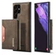 Samsung Galaxy S23 Ultra Hoesje met Magnetische Kaarthouder Bruin afbeelding 5