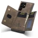 Samsung Galaxy S23 Ultra Hoesje met Magnetische Kaarthouder Bruin afbeelding 10