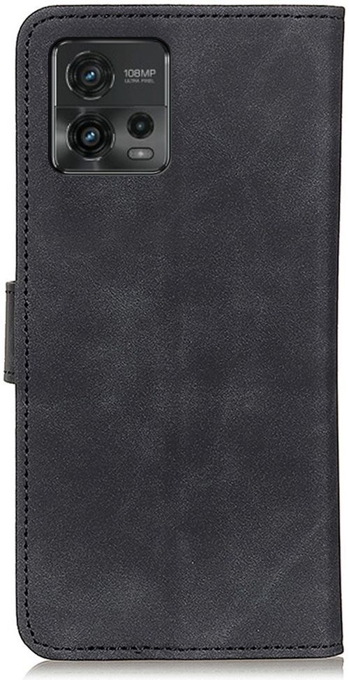 KHAZNEH Motorola  Moto G72 Hoesje Retro Wallet Book Case Zwart afbeelding 4