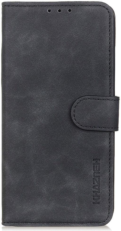 KHAZNEH Motorola  Moto G72 Hoesje Retro Wallet Book Case Zwart afbeelding 5