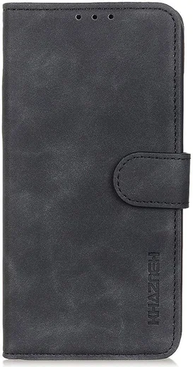 KHAZNEH Motorola  Moto G72 Hoesje Retro Wallet Book Case Zwart afbeelding 5