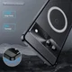 Google Pixel 7 Hoesje MagSafe Back Cover Transparant/Zwart afbeelding 3