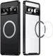 Google Pixel 7 Pro Hoesje MagSafe Back Cover Transparant/Zwart afbeelding 10