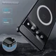 Google Pixel 7 Pro Hoesje MagSafe Back Cover Transparant/Zwart afbeelding 3