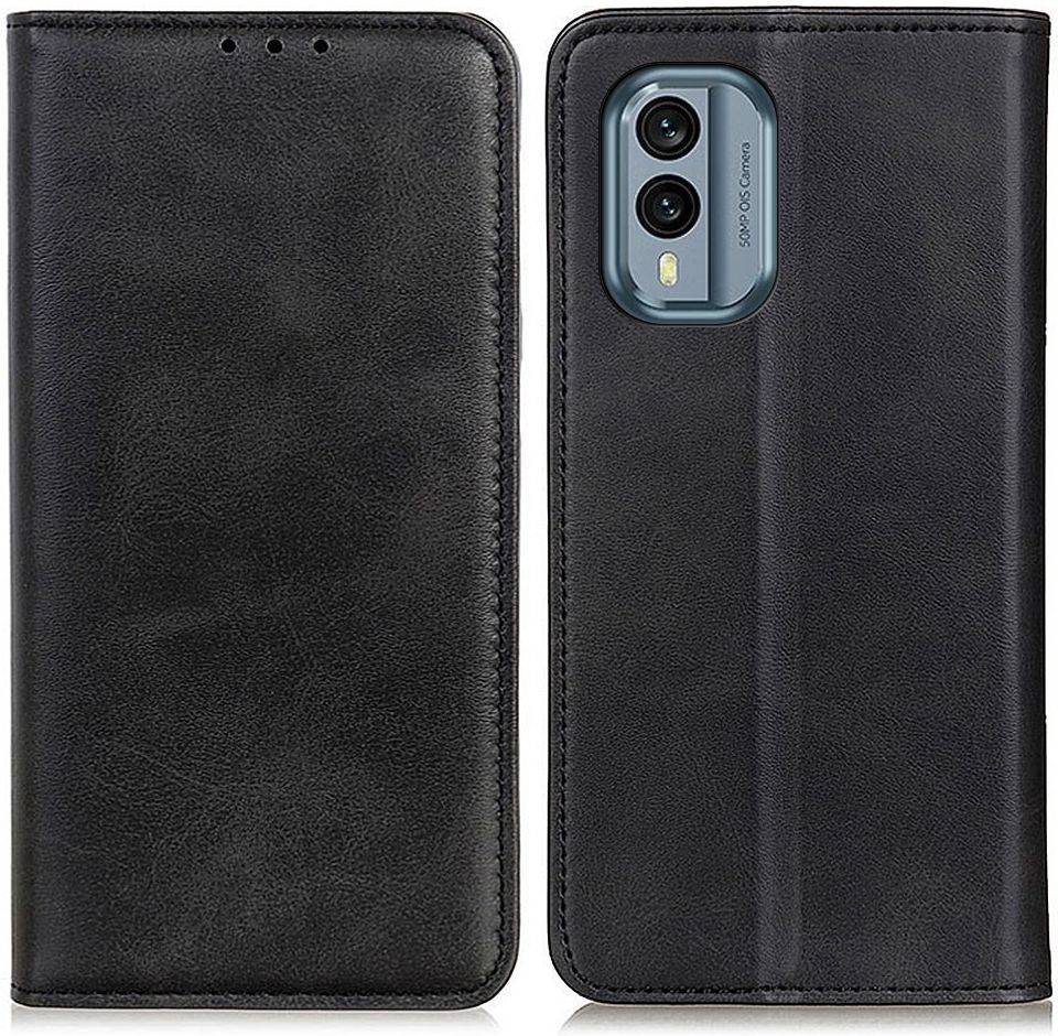 Nokia X30 Hoesje Wallet Book Case Kunstleer Zwart afbeelding 7