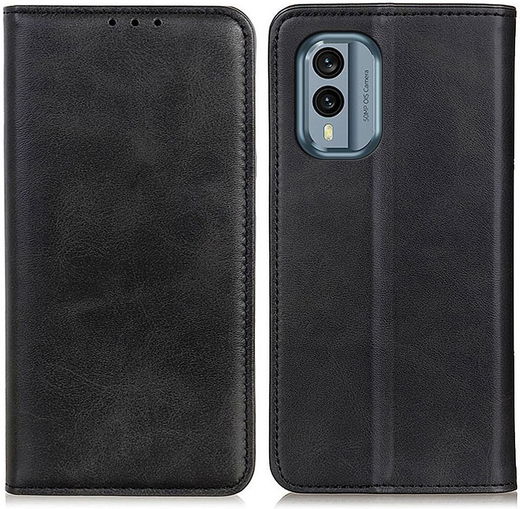 Nokia X30 Hoesje Wallet Book Case Kunstleer Zwart afbeelding 7