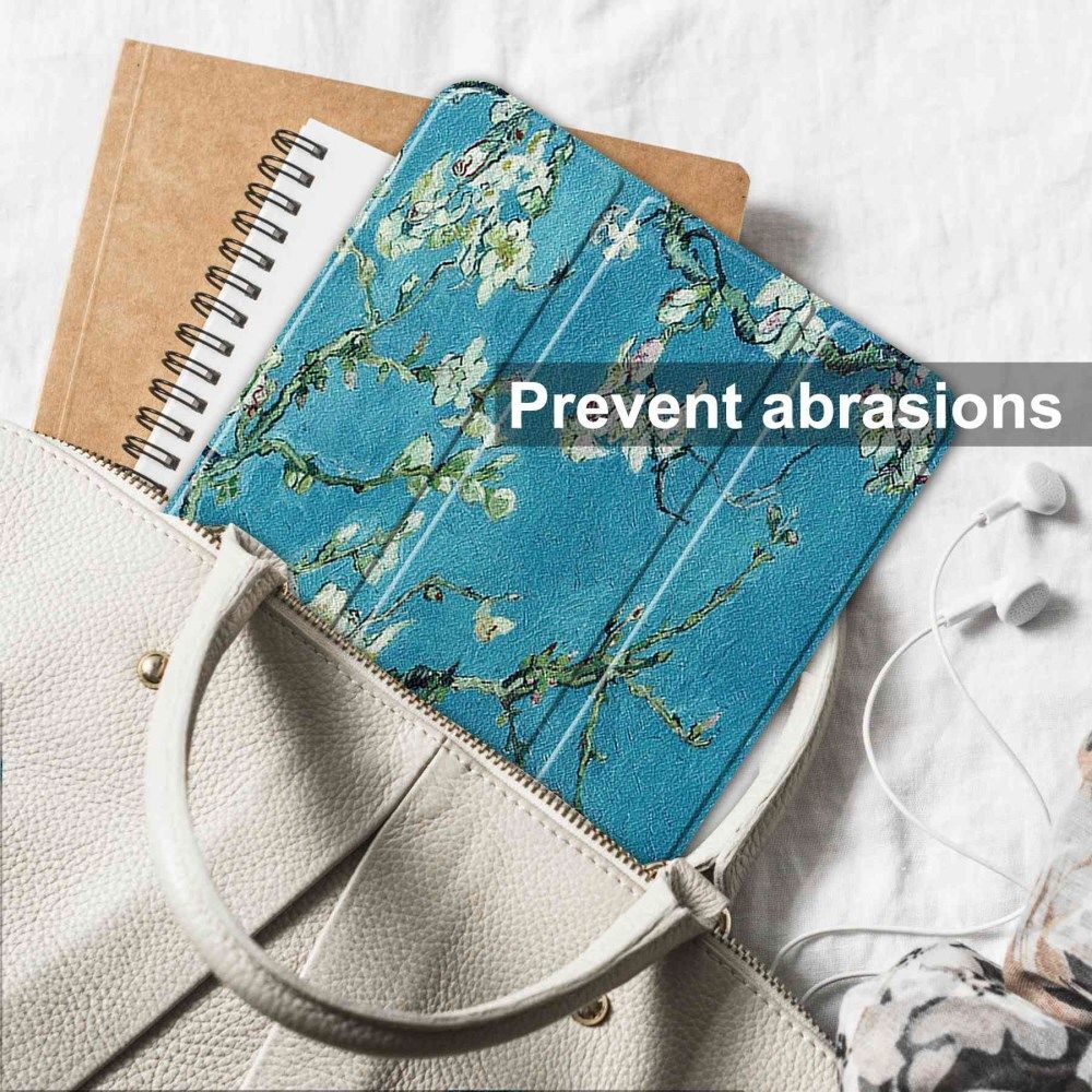 Apple iPad 11 (2025) / 10.9 (2022) Hoes Tri-Fold Blossom Print afbeelding 11