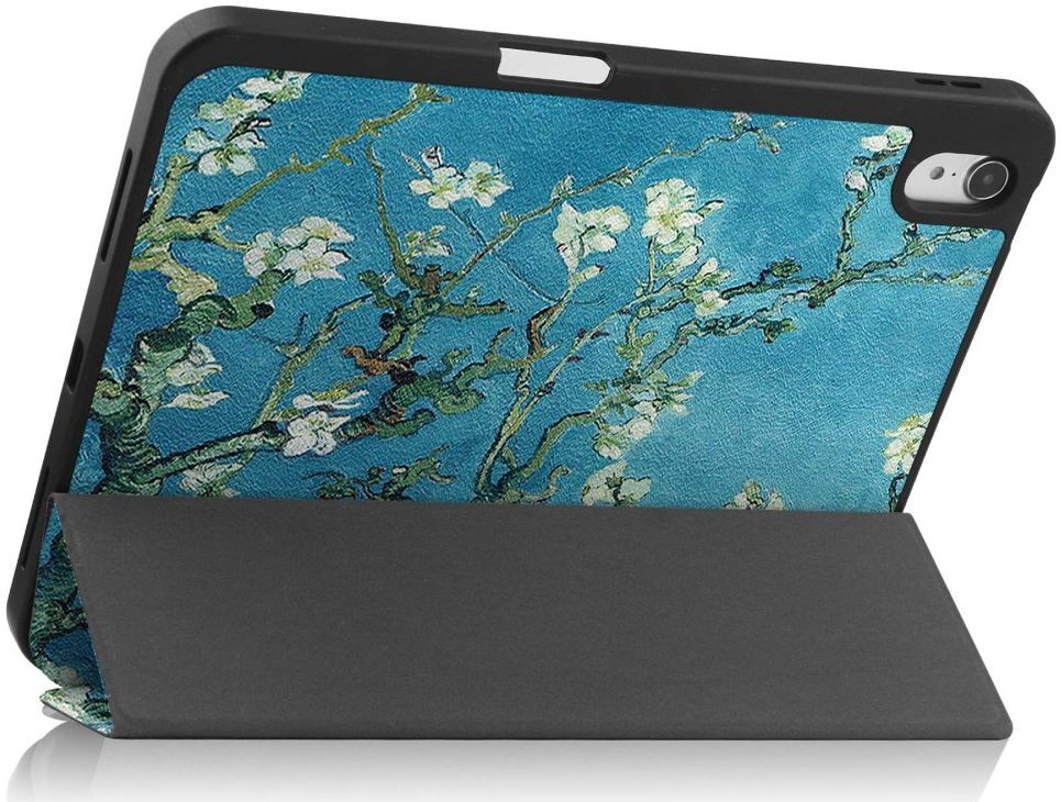 Apple iPad 11 (2025) / 10.9 (2022) Hoes Tri-Fold Blossom Print afbeelding 4