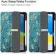 Apple iPad 11 (2025) / 10.9 (2022) Hoes Tri-Fold Blossom Print afbeelding 6