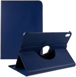 Apple iPad 11 (2025) / 10.9 (2022) Hoes 360° Draaibare Book Case Blauw afbeelding