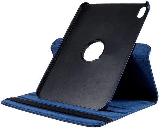 Apple iPad 11 (2025) / 10.9 (2022) Hoes 360° Draaibare Book Case Blauw afbeelding 9