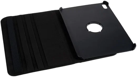 Apple iPad 11 (2025) / 10.9 (2022) Hoes 360° Draaibare Book Case Zwart afbeelding 3