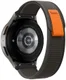 Samsung Galaxy Watch 5 / 4 Sport Bandje Nylon Zwart Grijs afbeelding 1