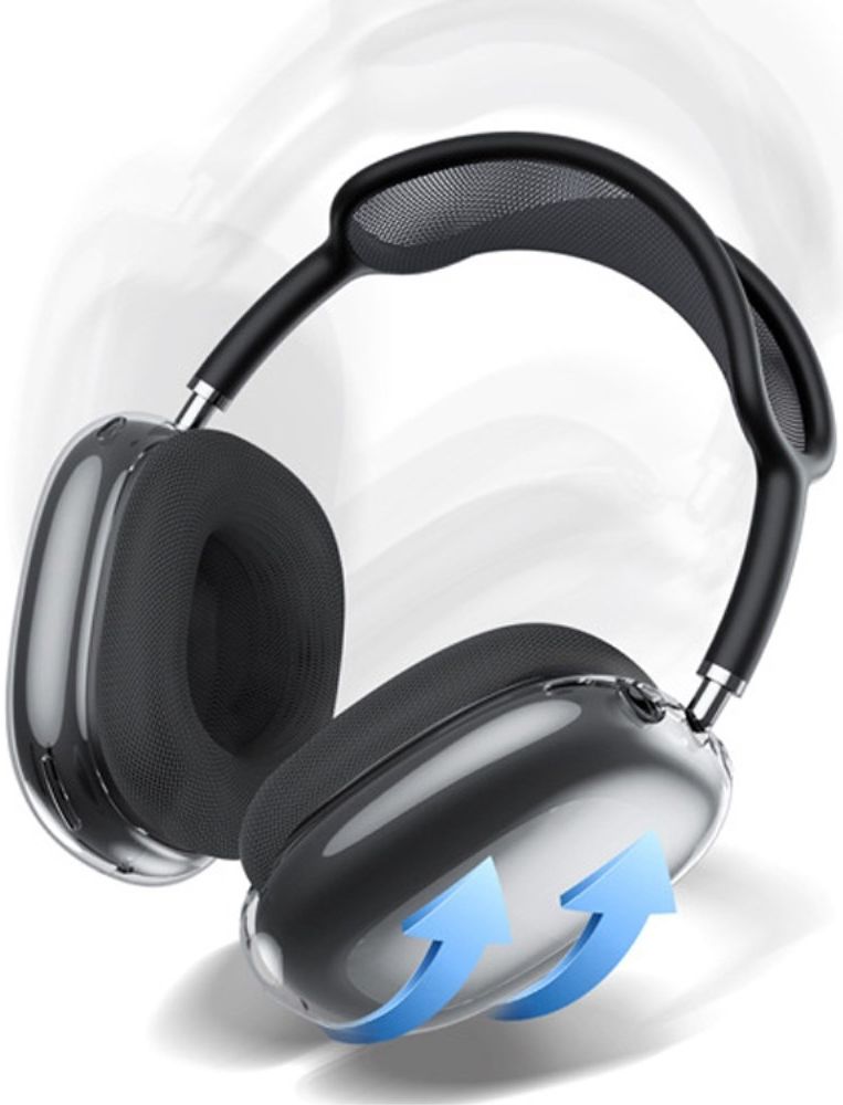 Apple AirPods Max Hoesje Flexibel TPU Headset Cover Transparant afbeelding 3