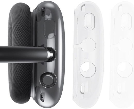 Apple AirPods Max Hoesje Flexibel TPU Headset Cover Transparant afbeelding 5
