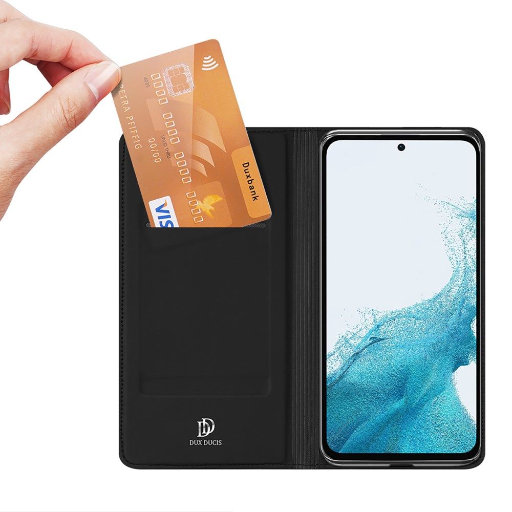Dux Ducis Skin Pro Samsung Galaxy A54 Hoesje Portemonnee Zwart afbeelding 2