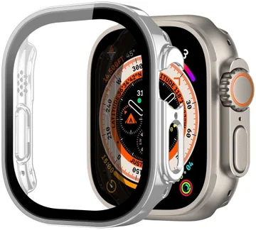 Dux Ducis Hamo - Apple Watch Ultra / Ultra 2 Hoesje - Full Protect - Zilver