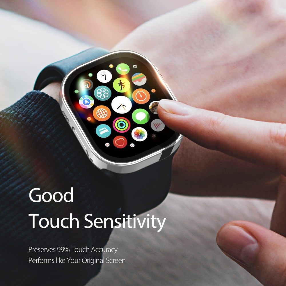 Dux Ducis Hamo - Apple Watch Ultra / Ultra 2 Hoesje - Full Protect - Zilver afbeelding 4