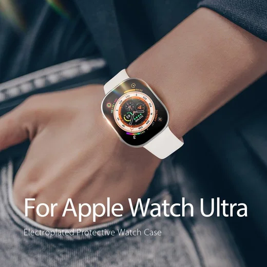 Dux Ducis Hamo - Apple Watch Ultra / Ultra 2 Hoesje - Full Protect - Zilver afbeelding 8