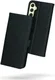 Rosso Deluxe Samsung Galaxy A34 Hoesje Echt Leer Book Case Zwart afbeelding 2