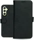 Rosso Deluxe Samsung Galaxy A34 Hoesje Echt Leer Book Case Zwart afbeelding 4