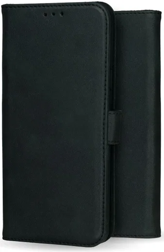 Rosso Deluxe Samsung Galaxy A34 Hoesje Echt Leer Book Case Zwart afbeelding 5