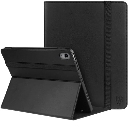 Rosso Element Apple iPad 11 (2025) / 10.9 (2022) Hoes Book Case Zwart afbeelding 1
