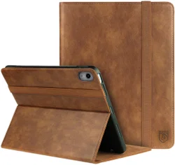Rosso Element Apple iPad 11 (2025) / 10.9 (2022) Hoes Book Case Bruin afbeelding