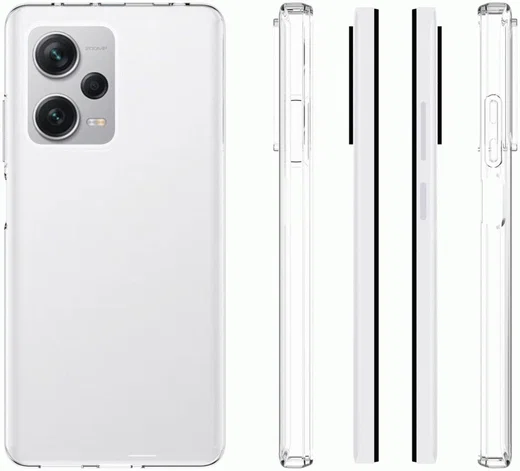 Xiaomi Redmi Note 12 Pro Plus Hoesje Dun TPU Back Cover Transparant afbeelding 4