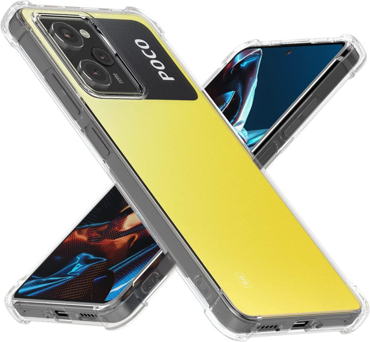 Xiaomi Redmi Note 12 Pro/Poco X5 Pro Hoesje Schokbestendig Transparant afbeelding 2