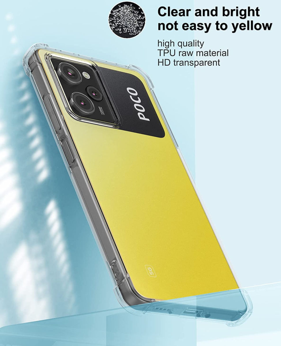 Xiaomi Redmi Note 12 Pro/Poco X5 Pro Hoesje Schokbestendig Transparant afbeelding 8
