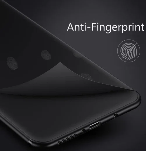 Xiaomi Redmi Note 12 Pro Plus Hoesje Dun TPU Matte Back Cover Zwart afbeelding 2
