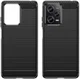 Xiaomi Redmi Note 12 Pro / Poco X5 Pro Hoesje Geborsteld TPU Zwart afbeelding 2